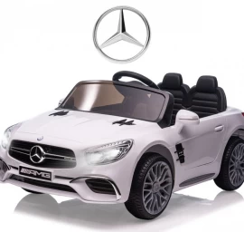 Milly Mally Akumuliatorinis Automobilis Mercedes-benz Sl65 Amg White