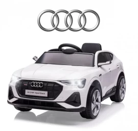 Milly Mally Audi E-tron Sportback 4x4 Akumuliatorinė Transporto Priemonė Balta