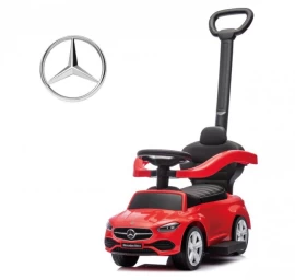 Milly Mally Automobilis Su Rankenėle Mercedes C-class Deluxe Raudona