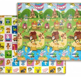 Milly Mally Sulankstomas Putplasčio Kilimėlis Play Colourful Animals T1