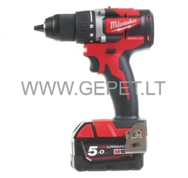 AKUMULIATORINIS GRĘŽTUVAS-SUKTUVAS MILWAUKEE M18 CBLDD-502C 4933464556