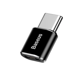 Mini Adapteris Iš Micro Usb į Usb-c - Juodas