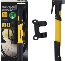 Mini Bike Pump 120psi (8bar) Dunlop Yellow