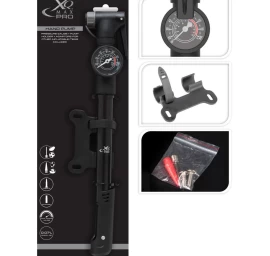 Mini Bike Pumpas Su Manometru 140psi (10bar) Xqmax Pro