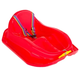 Mini Bobek Plastikinės Rogutės Raudonos Spalvos