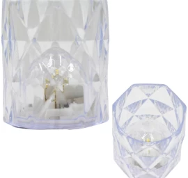 Mini Dekoratyvinis šviestuvas 6 Cm Skaidrus šiltai Baltas 1 Led
