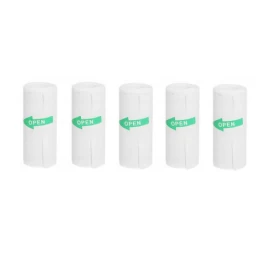 Mini Kot Terminio Spausdintuvo Popieriaus Ritinėlis, Lipnus, Baltas Kit 5vnt.