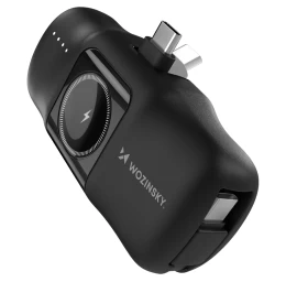 Mini Powerbank 5000mah 15w Usb-c Ir įkroviklis apple Watch Laikrodžiui - Juodas
