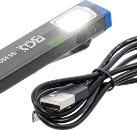 Mini rankinė lempa | aliuminis | COB-LED (85350)