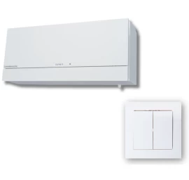 Mini rekuperatorius Mitsubishi Lossnay VL-100EU5-E su jungikliu