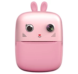 Mini Terminis Spausdintuvas Su Fotoaparatu Ir Vaizdo Kamera Hurc10r - Rožinis