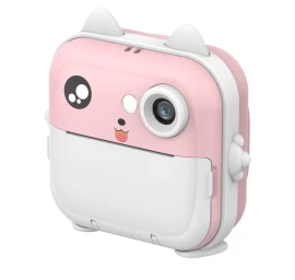 Mini Terminis Spausdintuvas Wdt-01 Su Kamera Vaikams - Rožinis