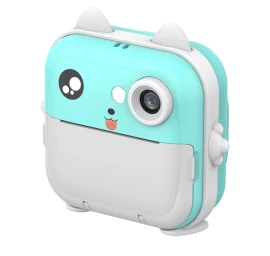 Mini Terminis Spausdintuvas Wdt-02 Su Kamera Vaikams - Mėlynos Spalvos