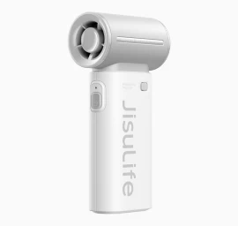 Mini Ventiliatorius Usb-c Nešiojamasis Ventiliatorius 3600 Mah - Pilkas