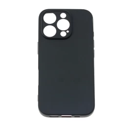 Minkštas Dėklas iphone 16 Pro - Juodas