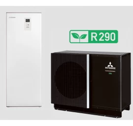 Mitsubishi Heavy Industries šilumos siurblys oras-vanduo Hydrolution Ezy HMM100/FDCM60VNX-P 8kW