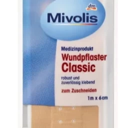 mivolis žaizdų Gipsas 1mx6cm, 1m (vokietijos Produktas)