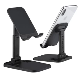 Mobiliojo Telefono Stovas Planšetiniam Kompiuteriui 4-8&#039;&#039; Sulankstomas Stalinis Stovas Juodas