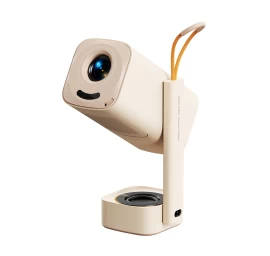 Mobilusis Multimedijos Projektorius Sulankstomas Wifi Bt Fullhd 1080p - Smėlio Spalvos