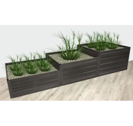 Modulinė pakelta lyvė KLASIKA GARDEN LAIPTAI rudos sp.