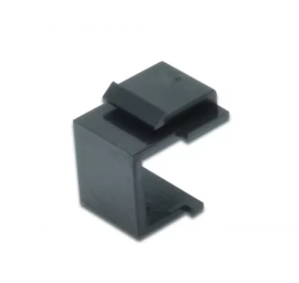 Modulinio Skydelio Prievado Dangtelis 1x Keystone, Juodas, 1 Vnt.