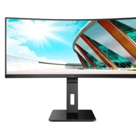 Monitorius Aoc Cu34p2a (34&amp;quot; /va /100hz /3440 X 1440 / Juodos Spalvos)