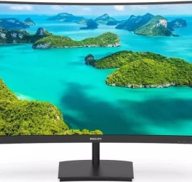 Monitorius Philips 241e1sc/00 (23,6 Colių /va /1920 X 1080 / Juodos Spalvos)