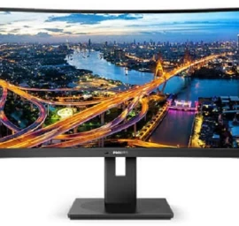 Monitorius Philips 345b1c/00 (34&amp;quot; /va /3440 X 1440 / Juodos Spalvos)
