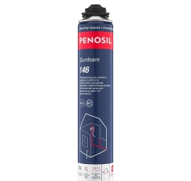 Montavimo putos PENOSIL Gunfoam 146, 750ml šviesiai geltona sp.