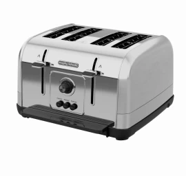 Morphy Richards 240130 toaster 4 slice(s) 1800 W Brushed steel