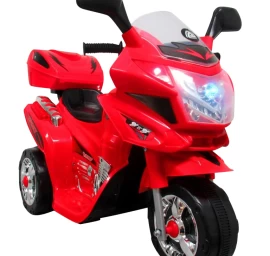 Motociklas M6 Raudonas, Akumuliatorinis Motociklas