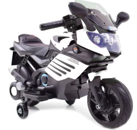 Motociklas Racer Power 158 - Pirmasis Vaikiškas Motociklas, Minkšta Sėdynė, Minkšti Ratai Eva/lq158