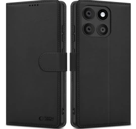 motorola Edge 60 Fusion Wallet Dėklas - Juodas