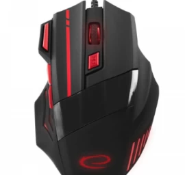 Mouse computer Esperanza Wolf EGM201R (Optical; 2400 DPI; black color)