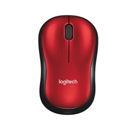 Mouse Logitech M185 910-002240 (Optical; 1000 DPI; red color)