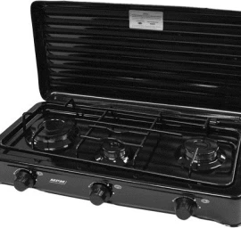 MPM SMILE-KN-03/1KB hob Black Countertop 60 cm Gas 3 zone(s)