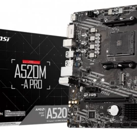 Msi A520m-a Pro Motininė Plokštė (socket Am4 / Micro Atx)