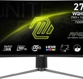Msi Mag 27cq6pf Monitorius (27&amp;quot; /rapid Va /180hz /2560 X 1440 / Juodos Spalvos)