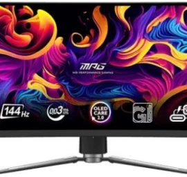 Msi Mpg 491cqp Qd-oled Monitorius (49&amp;quot; /oled /144hz /5120 X 1440 / Juodos Spalvos)