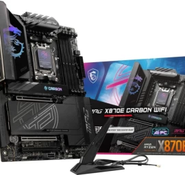 Msi Mpg X870e Carbon Wifi Motininė Plokštė (socket Am5 /atx)