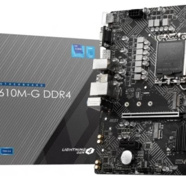 Msi Pro H610m-g Ddr4 Motininė Plokštė (socket 1700 / Micro Atx)