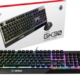 Msi Vigor Gk30 Combo Us Klaviatūros Ir Pelės Rinkinys