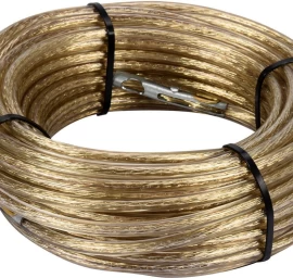 Muitinės trosas | plieninis | su antgaliu | 6 mm / 18 m (85002)