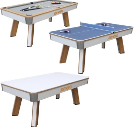 Multiger Stalas 3v1 Bilardo Stalas Tenis Universalus Didelis Stalas 213.4x111.8x81.2cm Enero