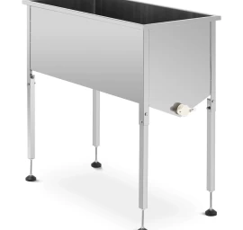 Mušimo Stalas, Skirtas Nerūdijančio Plieno Rėmams Nuimti 104 X 50 X 100 Cm