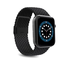 Nailoninis Dirželis, Skirtas apple Watch 38 40 41 Mm Kilpai - Juodas