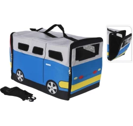 Naminių Gyvūnėlių Vežimėlis 52x30x32,5cm Naminių Gyvūnėlių Autobusas Mėlynas