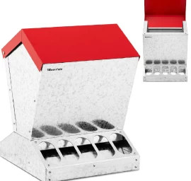 Naminių Paukščių Lesyklėlė Automatinė 12 Kg 10 Skylių