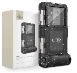 Nardymo Vandeniui Atsparus Dėklas 4,7-6,7'' Išmaniesiems Telefonams Ipx8 Iki 15 M - Juodas