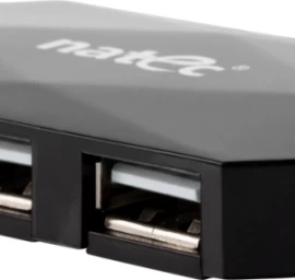 Natec Locust Usb 2.0 šakotuvas Juodas